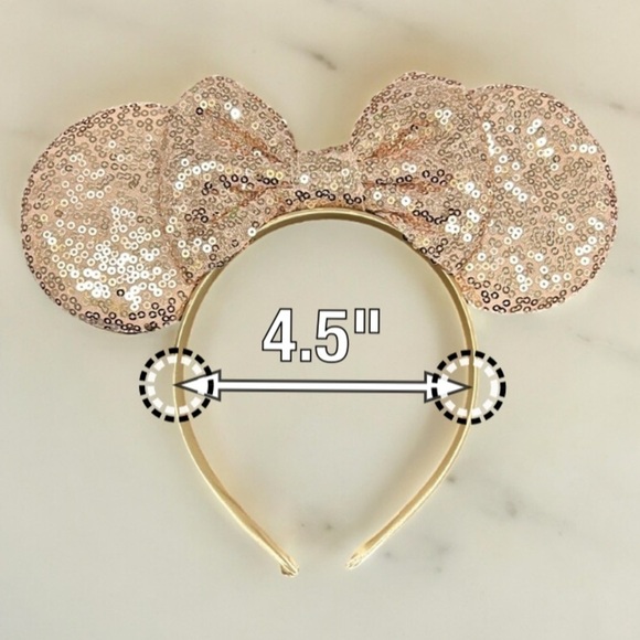 Minnie Mouse Gold/Pink Ears - Picture 5 of 5